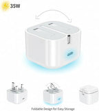 35W USB-C Fast Charger for iPhone & iPad (UK Plug)
