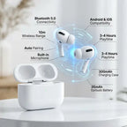 Airs pro 2 Tws wireless Earbuds - White